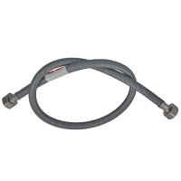 Гнучке підведення Zerix ZHN-02-FF1/2"-150 (нейлонове обплетення, гайки нерж) (ZX5144)