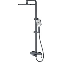 Haiba KANT 009-J GRAPHITE Душова колона зі змішувачем (Колір графіт) (HB9665) Haiba KANT 009-J GRAPHITE Душова колона зі змішувачем (Колір графіт) (HB9665)