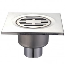 CHAMPION DRAIN-03-15x15-180 Душовий трап з нержавіючої сталі 150x150мм, прямий відвід (36 шт/ящ) CHAMPION DRAIN-03-15x15-180 Душовий трап з нержавіючої сталі 150x150мм, прямий відвід (36 шт/ящ)