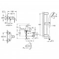 Комплект для душу, хром Grohe Eurosmart New (123576) Комплект для душу, хром Grohe Eurosmart New (123576)