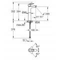 Смеситель на столешницу для раковины XL-размера Grohe BauLoop New (32856001) Смеситель на столешницу для раковины XL-размера Grohe BauLoop New (32856001)