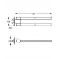 Подвійний тримач для рушників Grohe Selection (41063000)