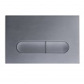 Панель змиву KOER KT-0608-07 240x160x10mm пластикова, кнопка закруглена (колір графіт) (KR6128) Панель змиву KOER KT-0608-07 240x160x10mm пластикова, кнопка закруглена (колір графіт) (KR6128)