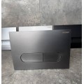 Панель змиву KOER KT-0608-07 240x160x10mm пластикова, кнопка закруглена (колір графіт) (KR6128) Панель змиву KOER KT-0608-07 240x160x10mm пластикова, кнопка закруглена (колір графіт) (KR6128)