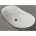 Раковина накладна MIXXUS PREMIUM WAVE-0105 EDGE BLACK 620х360х160mm (MP6556) Раковина накладна MIXXUS PREMIUM WAVE-0105 EDGE BLACK 620х360х160mm (MP6556)