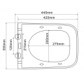 Унітаз-біде підвісний MIXXUS PREMIUM QUADRO-1301-R 510x350x345mm система змиву RIMLESS (MP6658) Унітаз-біде підвісний MIXXUS PREMIUM QUADRO-1301-R 510x350x345mm система змиву RIMLESS (MP6658)