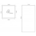 Раковина моноблок MIXXUS PREMIUM QUADRO-1101 410х410х850mm (MP6574) Раковина моноблок MIXXUS PREMIUM QUADRO-1101 410х410х850mm (MP6574)