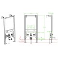 Інсталяція для біде KOER KT-0402 400x85x820mm (KR5167) Інсталяція для біде KOER KT-0402 400x85x820mm (KR5167)