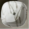 Раковина накладна MIXXUS PREMIUM DIVERSE-0104 MARBLE 370х370х135mm (MP6537)