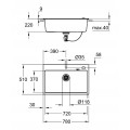 Композитна мийка для кухні Grohe K700 (31652AP0)