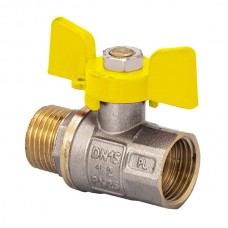 Кран кульовий FERRO PL 1/2" ГШМ газ art. 607 (латуна куля) (FE0558) Кран кульовий FERRO PL 1/2" ГШМ газ art. 607 (латуна куля) (FE0558)