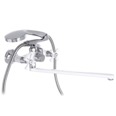 Смеситель для ванны MIXXUS OMEGA 140 WHITE (MI2768) Смеситель для ванны MIXXUS OMEGA 140 WHITE (MI2768)
