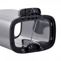 Відро для сміття з плавним закриттям прямокутне Mixxus Premium Style-TC0305 SS Color 5л колір нержавійка (MI7060)