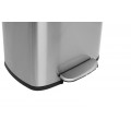 Відро для сміття з плавним закриттям прямокутне Mixxus Bevel-TC0105 SS Color 5л колір наржавійка (M