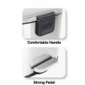 Відро для сміття з плавним закриттям прямокутне Mixxus Bevel-TC0105 SS Color 5л колір наржавійка (M