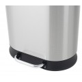Відро для сміття з плавним закриттям овальне Mixxus Premium Strong-TC0105 SS Color 5л колір наржаві