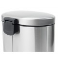 Відро для сміття з плавним закриттям овальне Mixxus Premium Strong-TC0105 SS Color 5л колір наржаві