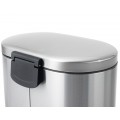 Відро для сміття з плавним закриттям овальне Mixxus Premium Strong-TC0105 SS Color 5л колір наржаві