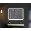 Дзеркало Mixxus FLAT MR04-80x60 з LED Touch, Anti-fog, димером, регулюванням яскравості, годинником