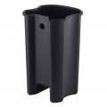 Відро для сміття з плавним закриттям овальне Mixxus Premium Olivary-TC0105 Graphite 5 л колір графі