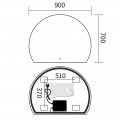 Дзеркало MIXXUS PREMIUM TOPPER MS01-90x70-REVERSE з LED Touch, Anti-fog, димером (3-6,5kK) (MP6632) Дзеркало MIXXUS PREMIUM TOPPER MS01-90x70-REVERSE з LED Touch, Anti-fog, димером (3-6,5kK) (MP6632)