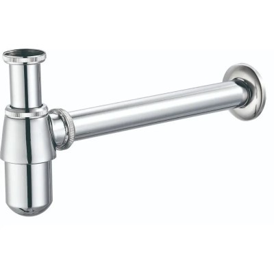 Сифон для раковини MIXXUS SIPHON-01 без випуску (під донний клапан) без ревізії (Колір хром) 1 1/4'' (AC3570)