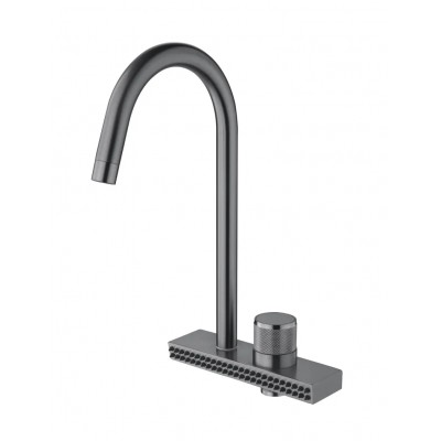 Змішувач для кухні Mixxus FOL-011 Graphite з функц."водоспад" з нерж. сталі (MI6346) Змішувач для кухні Mixxus FOL-011 Graphite з функц."водоспад" з нерж. сталі (MI6346)
