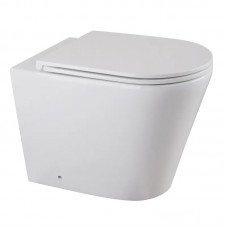 Унітаз підлоговий безбачковий MIXXUS PREMIUM BEVEL-0702-T3 555x365x410mm система змиву TORNADO 3.0 (MP6715)