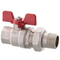 Кран с американкой прямой Roho R105-050 - 1/2" (RO0086) Кран с американкой прямой Roho R105-050 - 1/2" (RO0086)