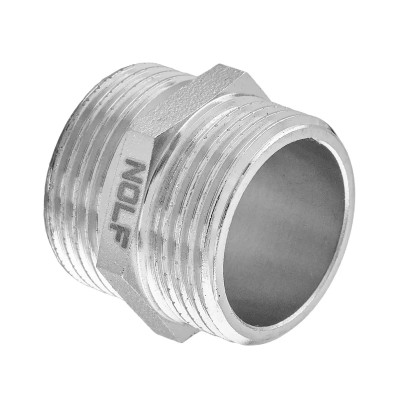 Ніпель нікельований NOLF NFC.N06-N-1/2" (NF3078) Ніпель нікельований NOLF NFC.N06-N-1/2" (NF3078)