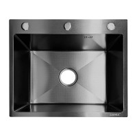 Мийка з нержавіючої сталі ZERIX ZH5045 MICRO DECOR GRAPHITE (3.0/0.8) (колір графіт) (ZX6169) Мийка з нержавіючої сталі ZERIX ZH5045 MICRO DECOR GRAPHITE (3.0/0.8) (колір графіт) (ZX6169)