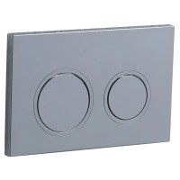Панель змиву KOER KT-0605-01 220x140x12mm пластикова, кнопка кругла (колір хром) (KR5317) Панель змиву KOER KT-0605-01 220x140x12mm пластикова, кнопка кругла (колір хром) (KR5317)