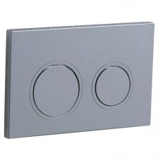 Панель змиву KOER KT-0605-01 220x140x12mm пластикова, кнопка кругла (колір хром) (KR5317) Панель змиву KOER KT-0605-01 220x140x12mm пластикова, кнопка кругла (колір хром) (KR5317)