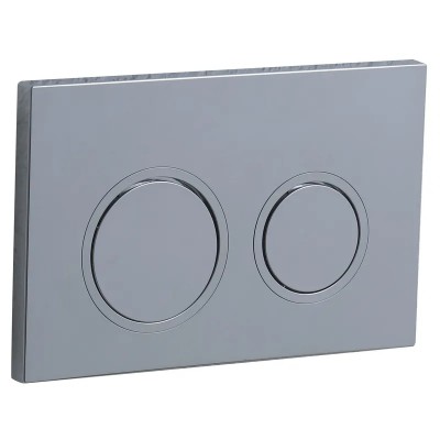 Панель змиву KOER KT-0605-01 220x140x12mm пластикова, кнопка кругла (колір хром) (KR5317) Панель змиву KOER KT-0605-01 220x140x12mm пластикова, кнопка кругла (колір хром) (KR5317)