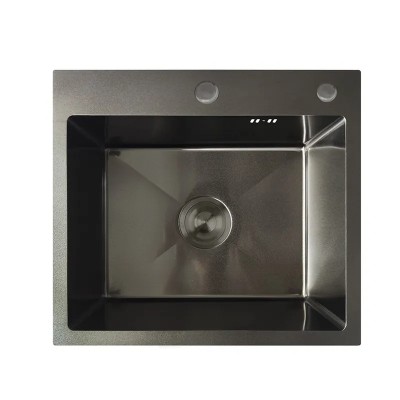 Мийка з нержавіючої сталі Mixxus MH5045 Decor Graphite (3.0/0.8) колір графіт (MI8310)