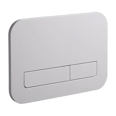 Панель змиву KOER KT-0609-03 240x160x7mm пластикова, кнопка лінійна (колір білий) (KR6129) Панель змиву KOER KT-0609-03 240x160x7mm пластикова, кнопка лінійна (колір білий) (KR6129)