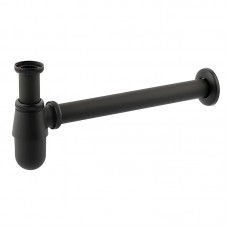 Сифон для раковини CHAMPION SIPHON-01 BLACK без випуску (під донний клапан) без ревізії (Колір чорний) 1 1/4'' (AC3573) Сифон для раковини CHAMPION SIPHON-01 BLACK без випуску (під донний клапан) без ревізії (Колір чорний) 1 1/4'' (AC3573)