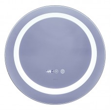 Дзеркало Mixxus PLAIN MC02-60 з Led Touch, Anti-fog, димером, регулятором яскравості, годинником (MI6012)