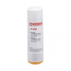 Картридж Koer KV-03-2510 з іонообмінною смолою 2,5"x10" (KR5542) Картридж Koer KV-03-2510 з іонообмінною смолою 2,5"x10" (KR5542)