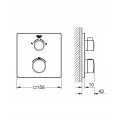Термостат скрытого монтажа на 2 потребителя Grohe Grohtherm Convent. Concealed (24080000)