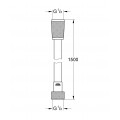 Душевой шланг 1500 Grohe Silverflex (28364000)