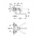 Смеситель для кухни для настенного монтажа Grohe Eurosmart New (32224003) Смеситель для кухни для настенного монтажа Grohe Eurosmart New (32224003)