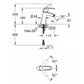 Набір зміш. для ванни 3в1 з New Tempesta 100 Grohe Eurosmart 123246MOL (123246MOL)