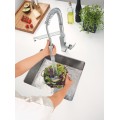 Смеситель для кухни с гибким изливом Grohe Eurocube (31395DC0)