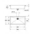 Мойка кухонная Grohe EX Sink K700 (80 cm) (31580SD0)