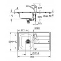 Комплект кухонной мойки и смесителя Grohe K200 (31565SD1) Комплект кухонной мойки и смесителя Grohe K200 (31565SD1)