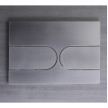 Панель змиву KOER KT-0604-07 240x160x10mm пластикова, кнопка закруглена (колір графіт) (KR5325)