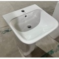 Раковина моноблок MIXXUS BEVEL-1101 450х435х830mm (отвір під змішувач, перелив) (MI6697) Раковина моноблок MIXXUS BEVEL-1101 450х435х830mm (отвір під змішувач, перелив) (MI6697)