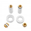 Комплект подовжувачів 1/2Fx1/2M білий KOER KF.SET.06MF WHITE (KR5850)
