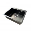 Мийка Mixxus MH5843 Micro Decor Graphite (3.0/0.8) з нерж. сталі (колір графіт) (MI8217)